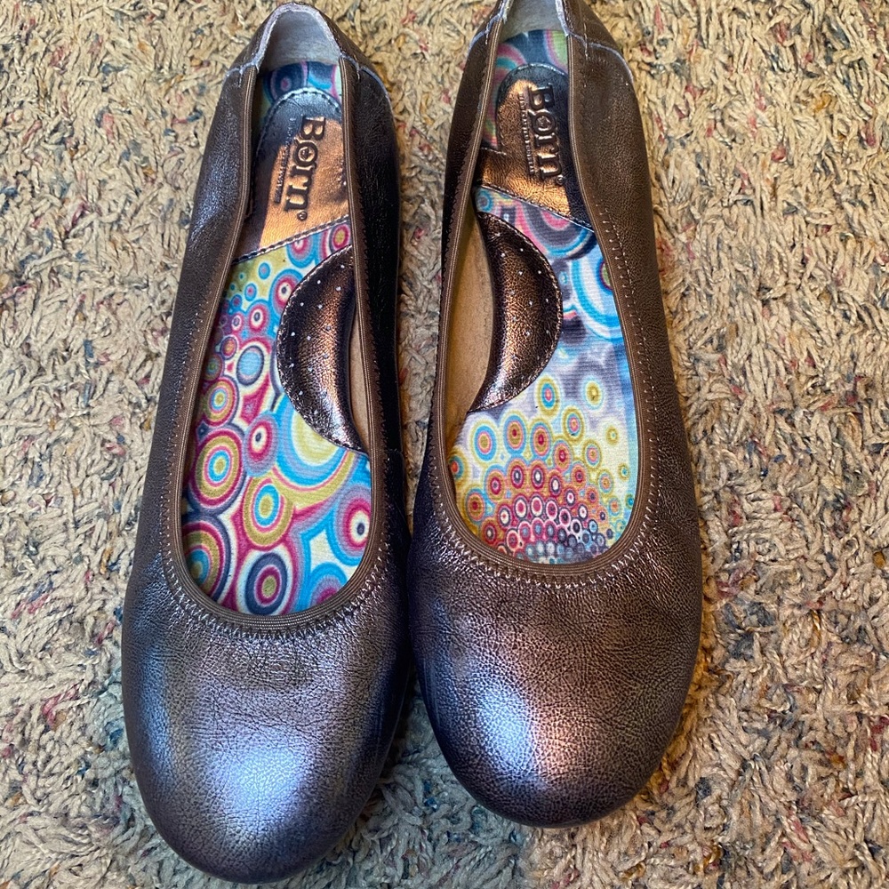 Bronze Born flats